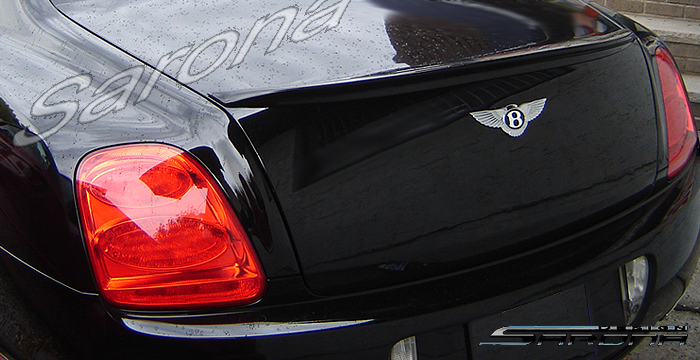 Custom Bentley Flying Spur Trunk Wing  Sedan (2004 - 2013) - $325.00 (Manufacturer Sarona, Part #BT-002-TW)